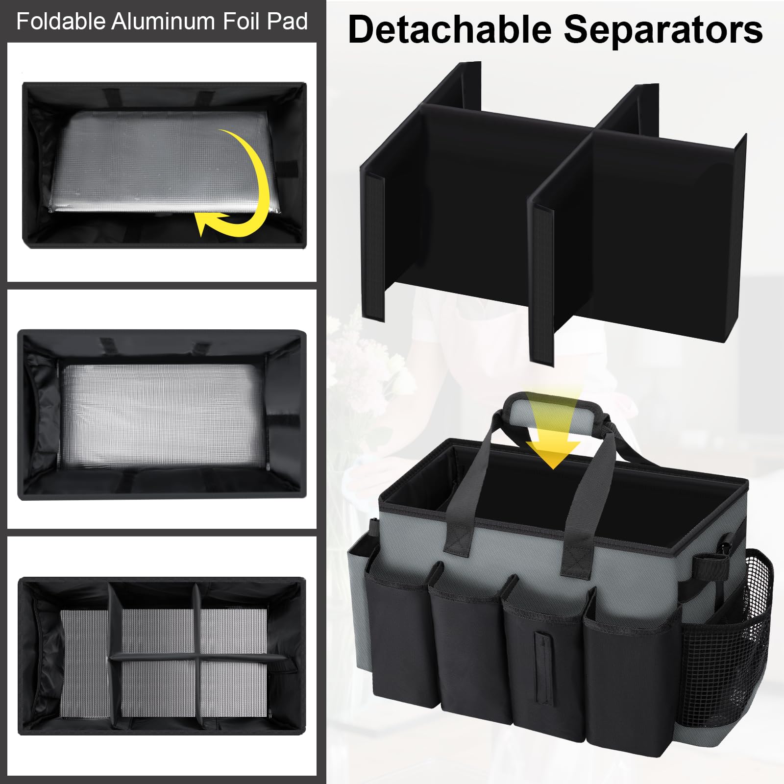 Wearable Large Cleaning Caddy Bag for Housekeepers