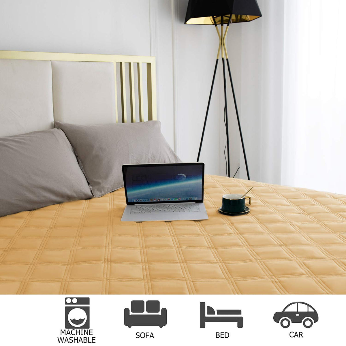 Waterproof Dog Bed Cover Pet Blanket with Anti
