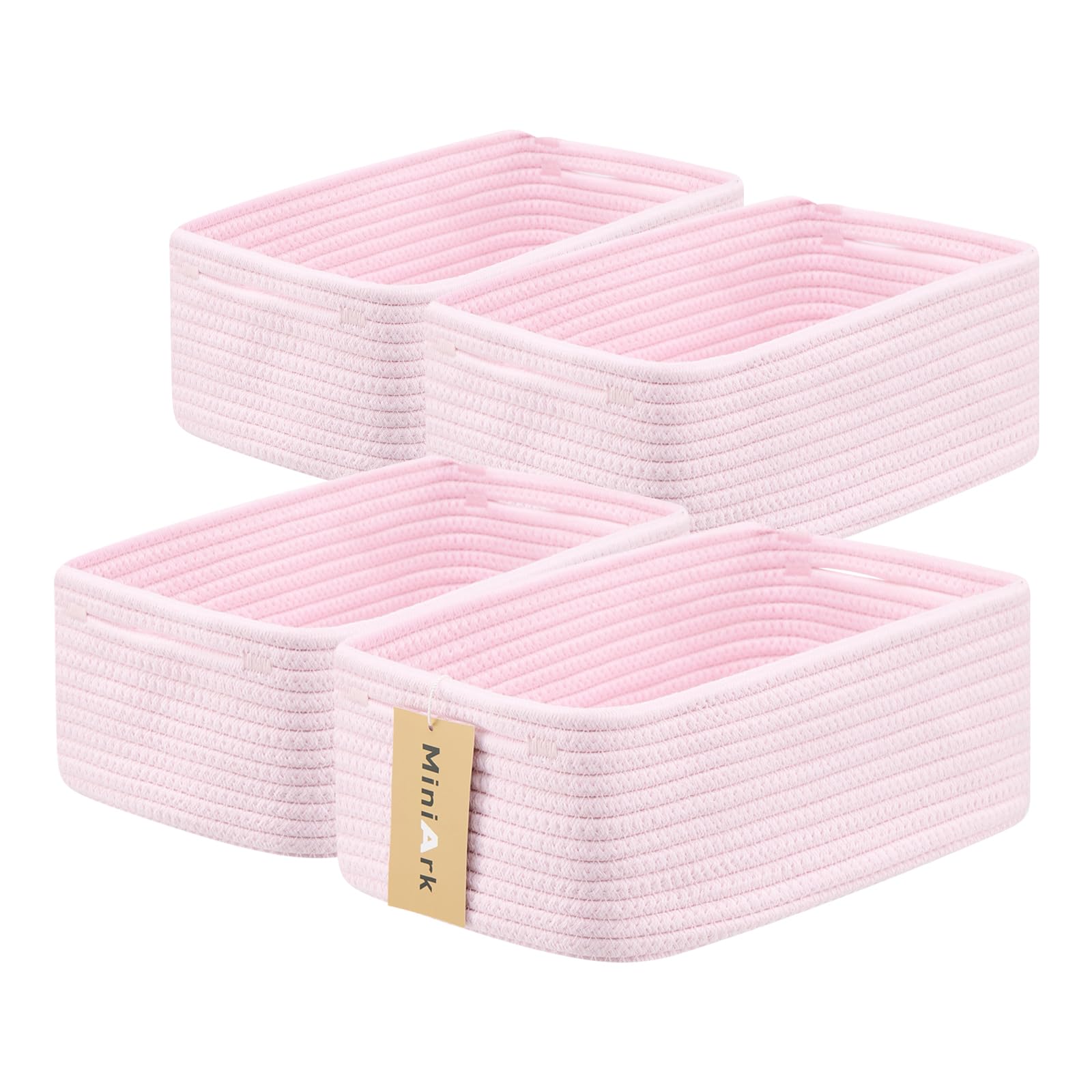 Small Storage Baskets for Organizing (4 Count)