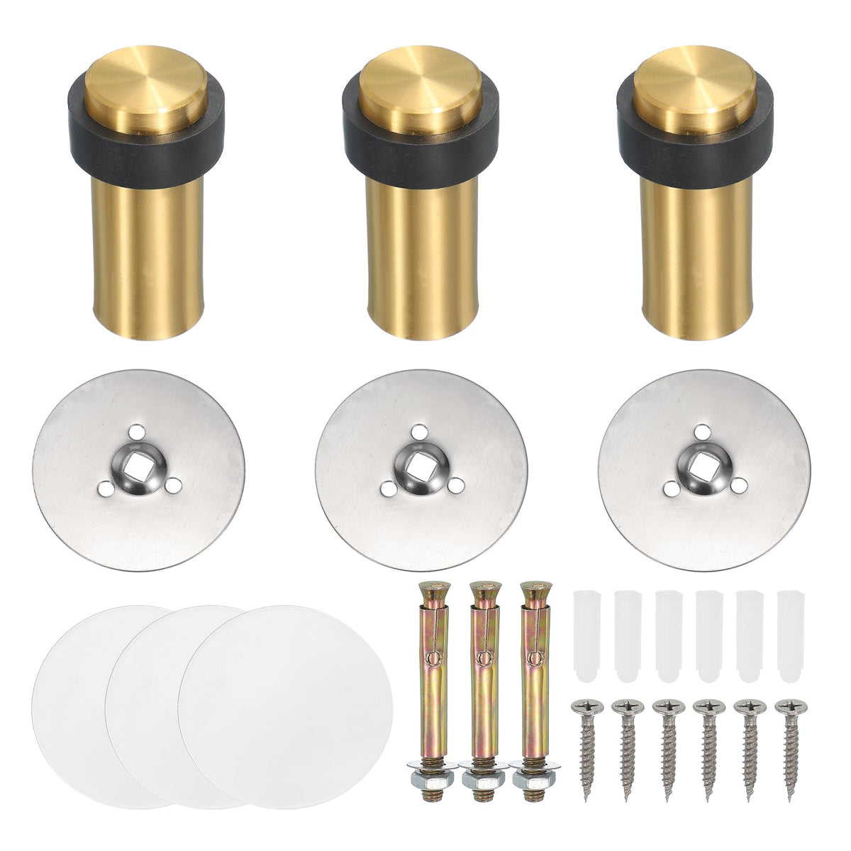 3Set Round Door Stoppers