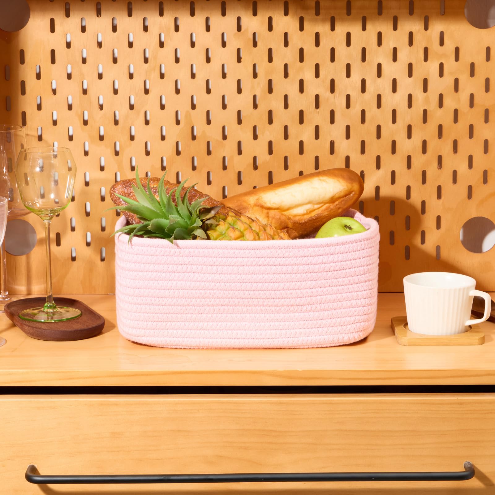 Small Storage Baskets for Organizing (4 Count)