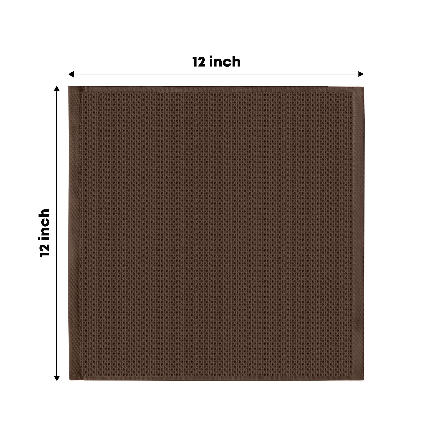 100% Cotton Dark Coffee Waffle Weave Kitchen Dish Cloths