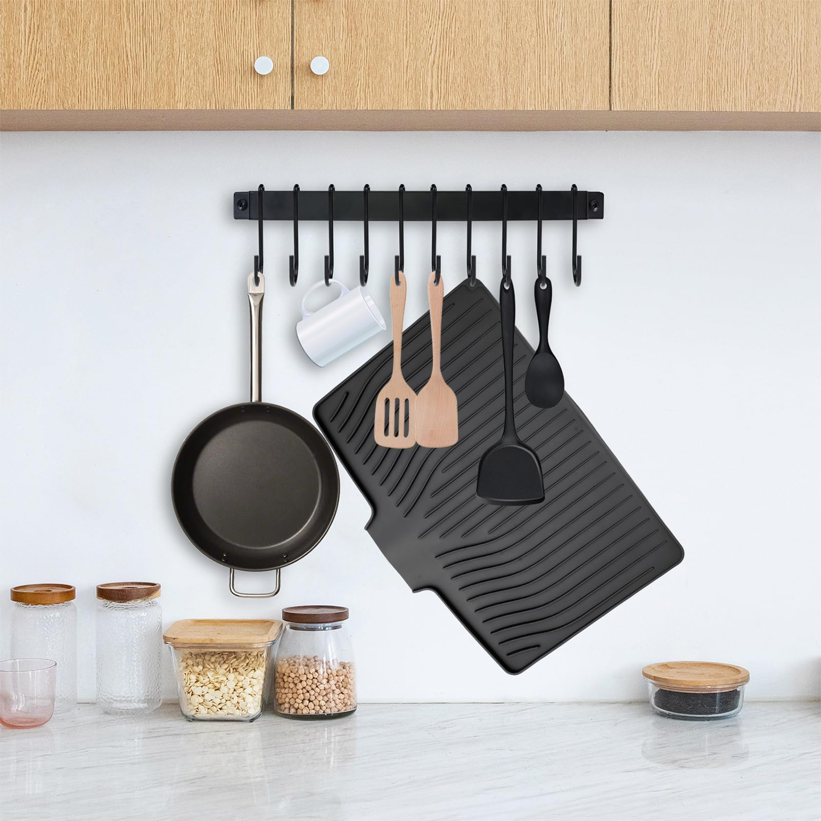 Silicone Dish Drying Mat for Kitchen Counter