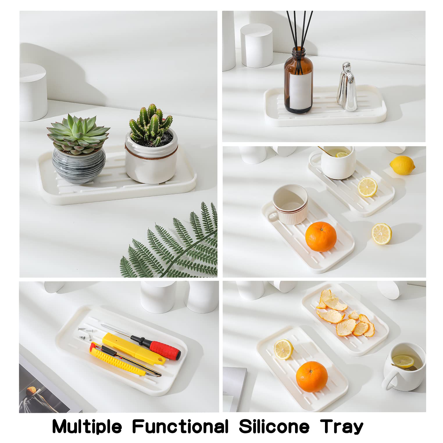 Silicone Kitchen Sink Organizer Tray for Multiple Usage