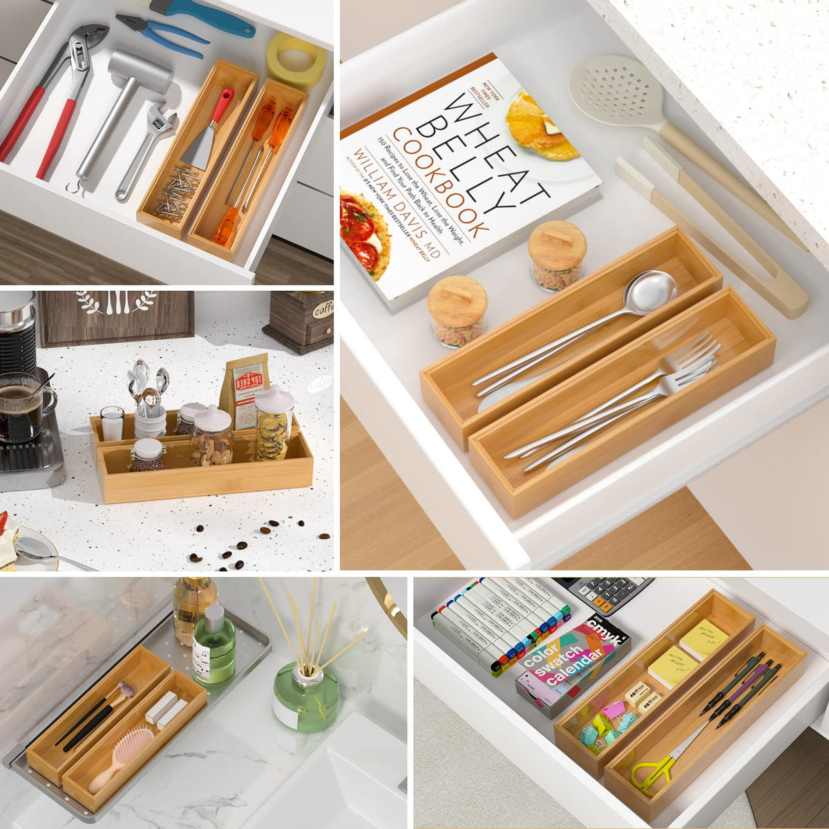 Silverware Tray for Drawer (2 Count)