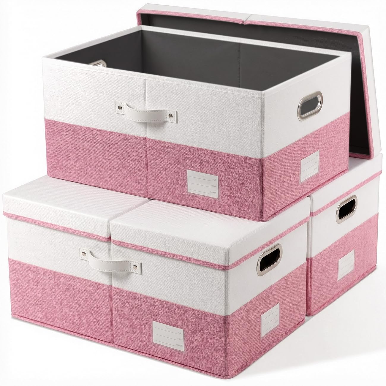 Storage Bins with Lids [3 (3 Count)