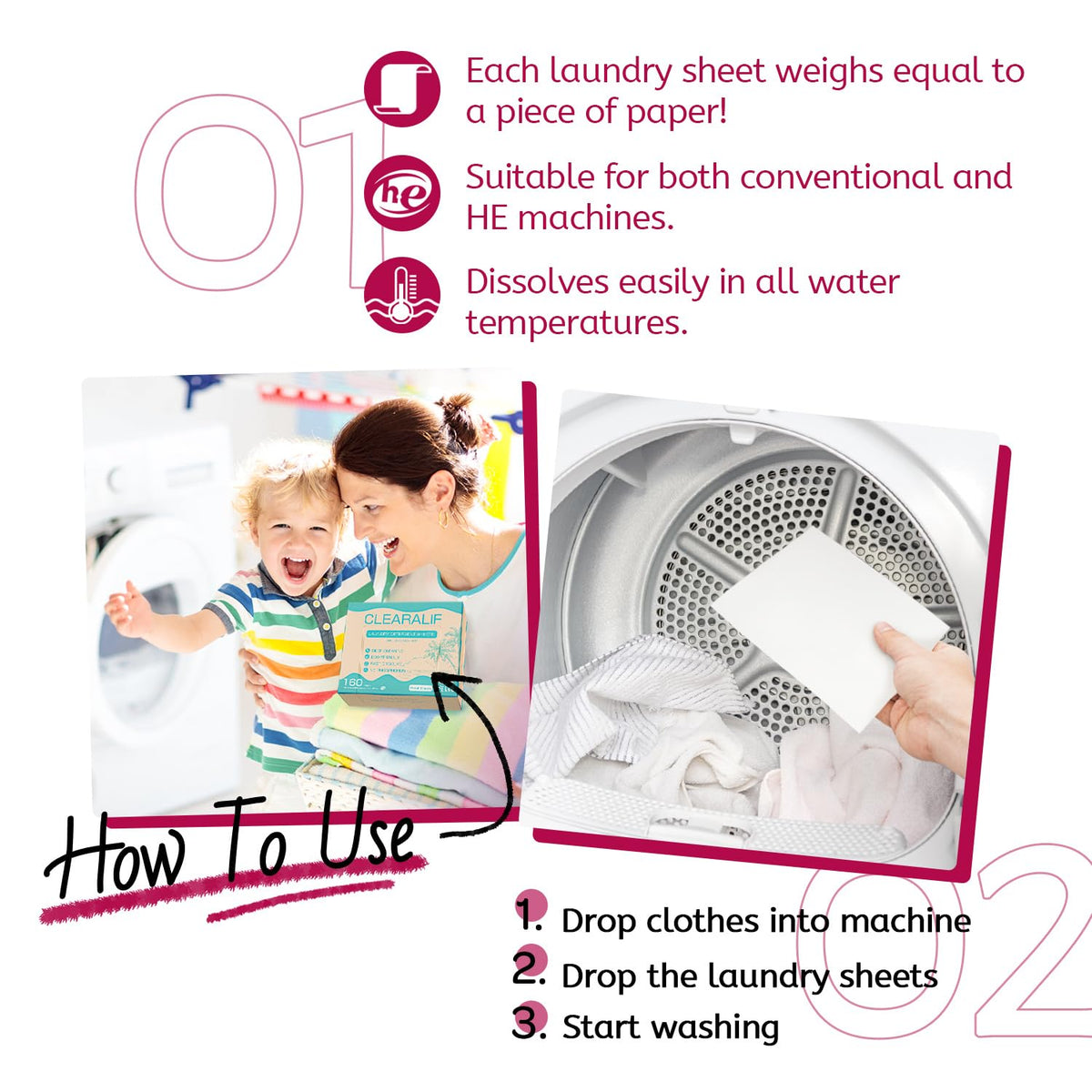 Laundry Detergent Sheets (80 Count)