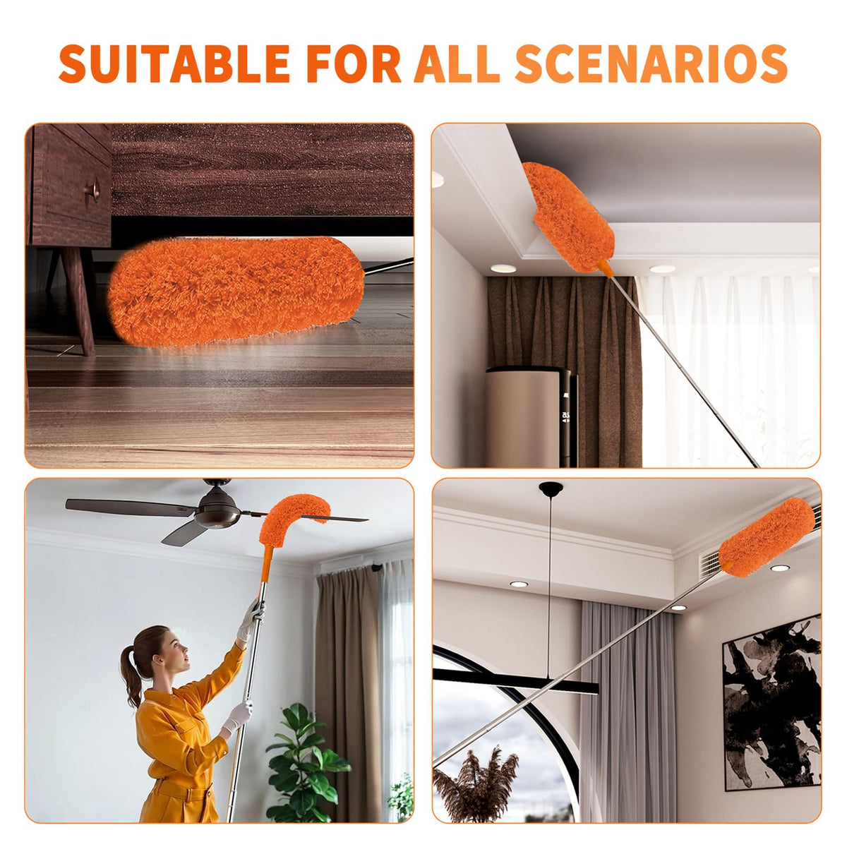 Cobweb Duster with Extension Pole