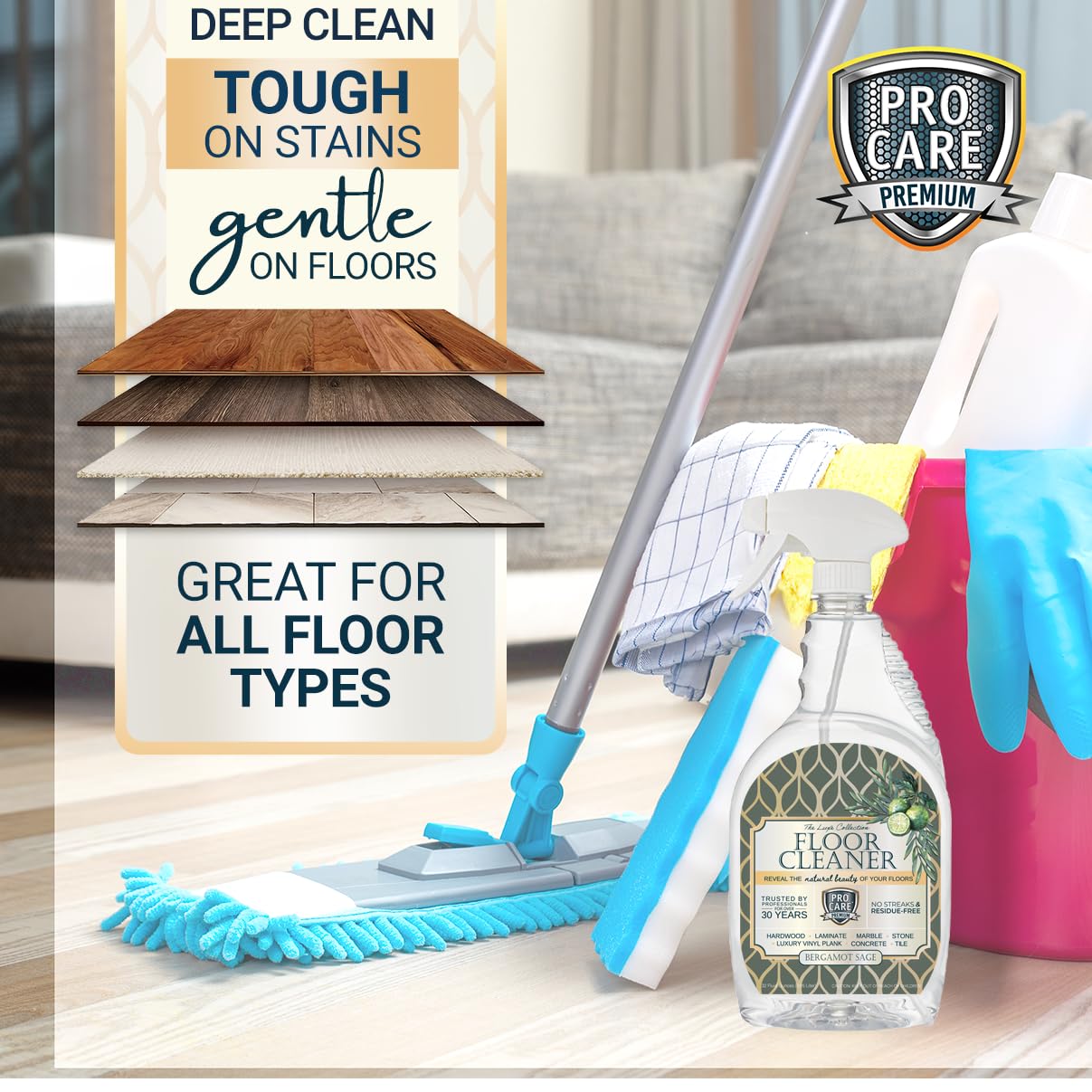 Bergamot Sage Floor Cleaner (32 Fl Oz)