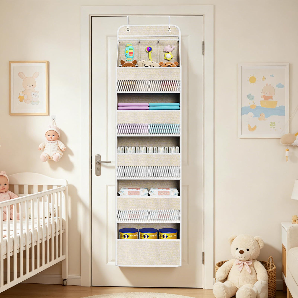 Over the Door Organizer for Baby Nursery