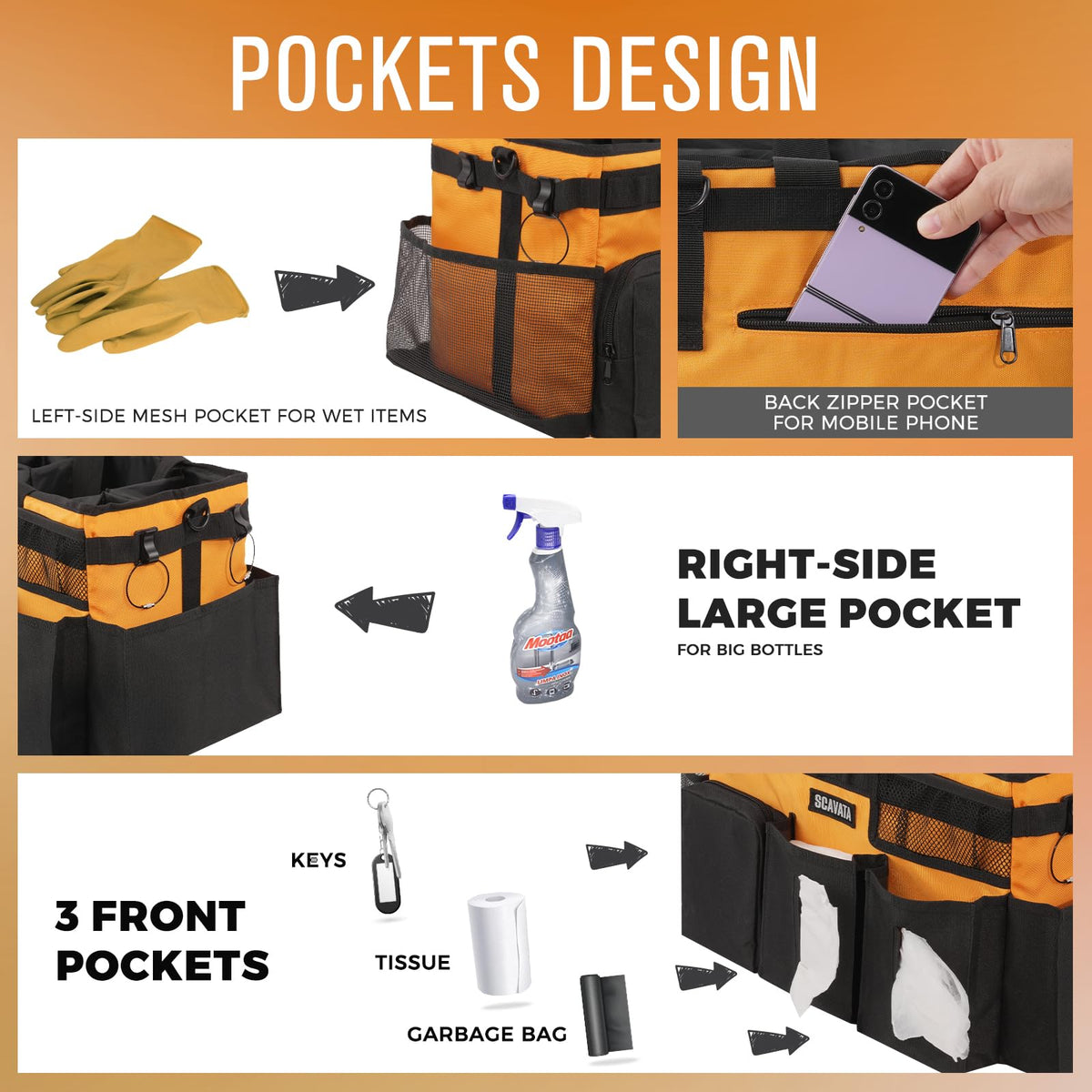 Wearable Cleaning Caddy Bag