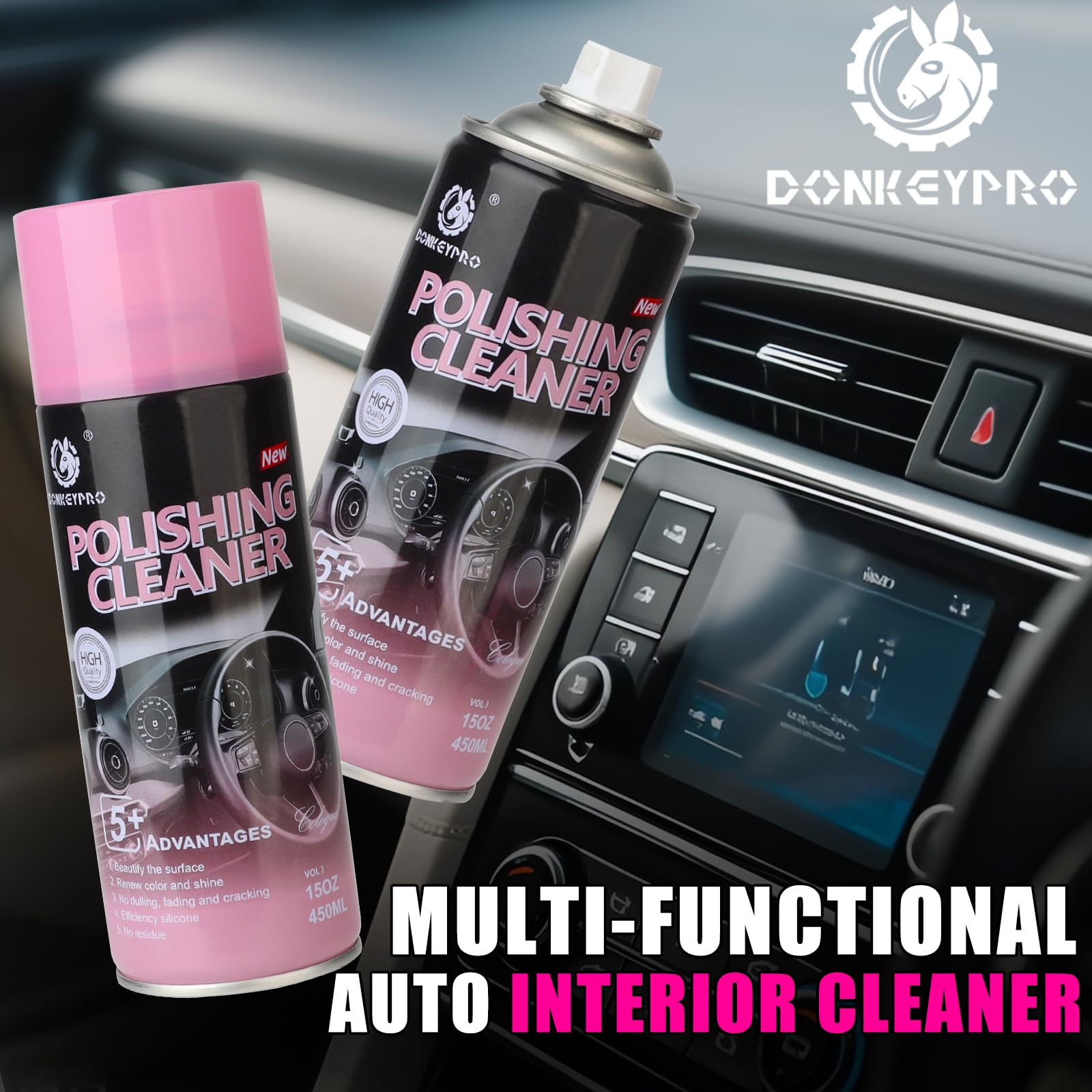 Polishing Cleaner Car Interior Detailer Spray (30 Ounce)