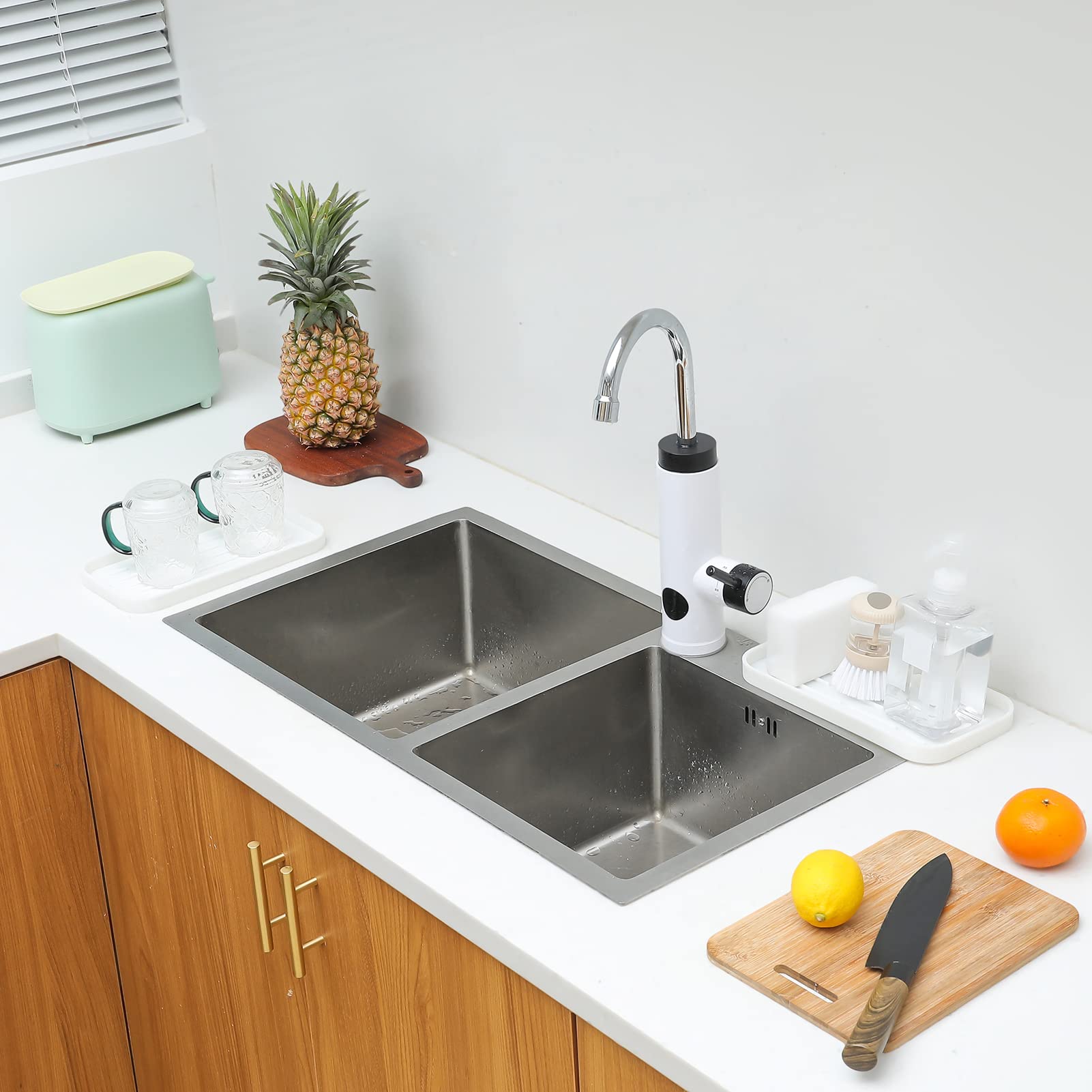Silicone Kitchen Sink Organizer Tray for Multiple Usage