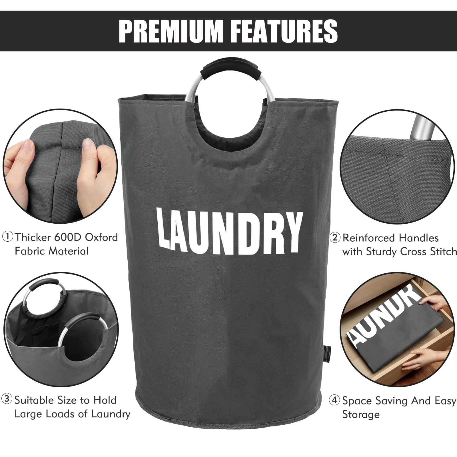 160L XX Large Laundry Basket - ModHome Supplies