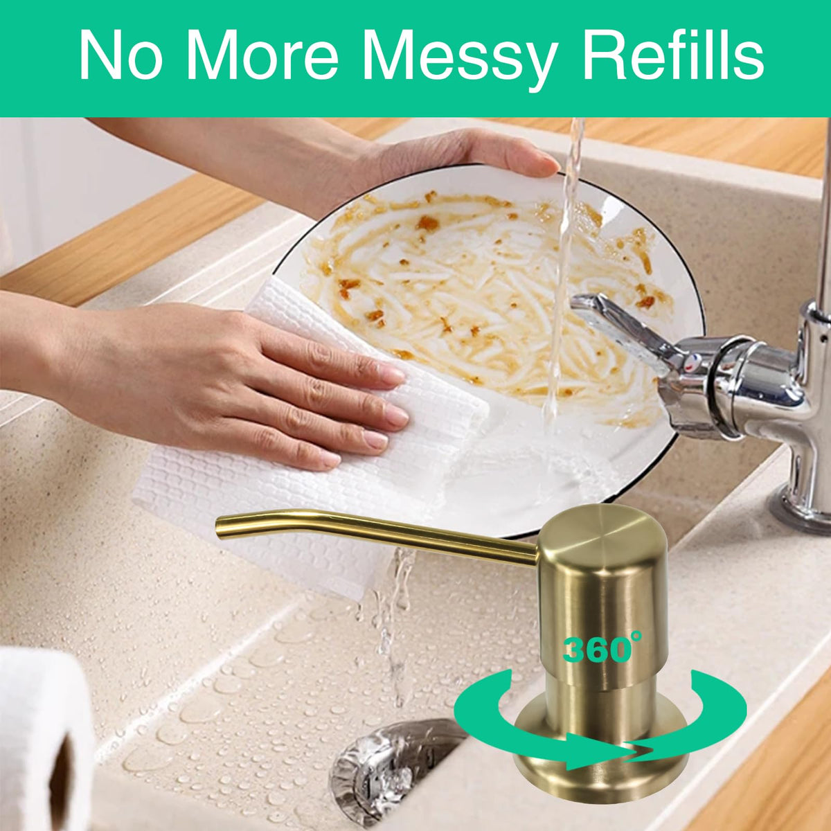 Soap Dispenser for Kitchen Sink