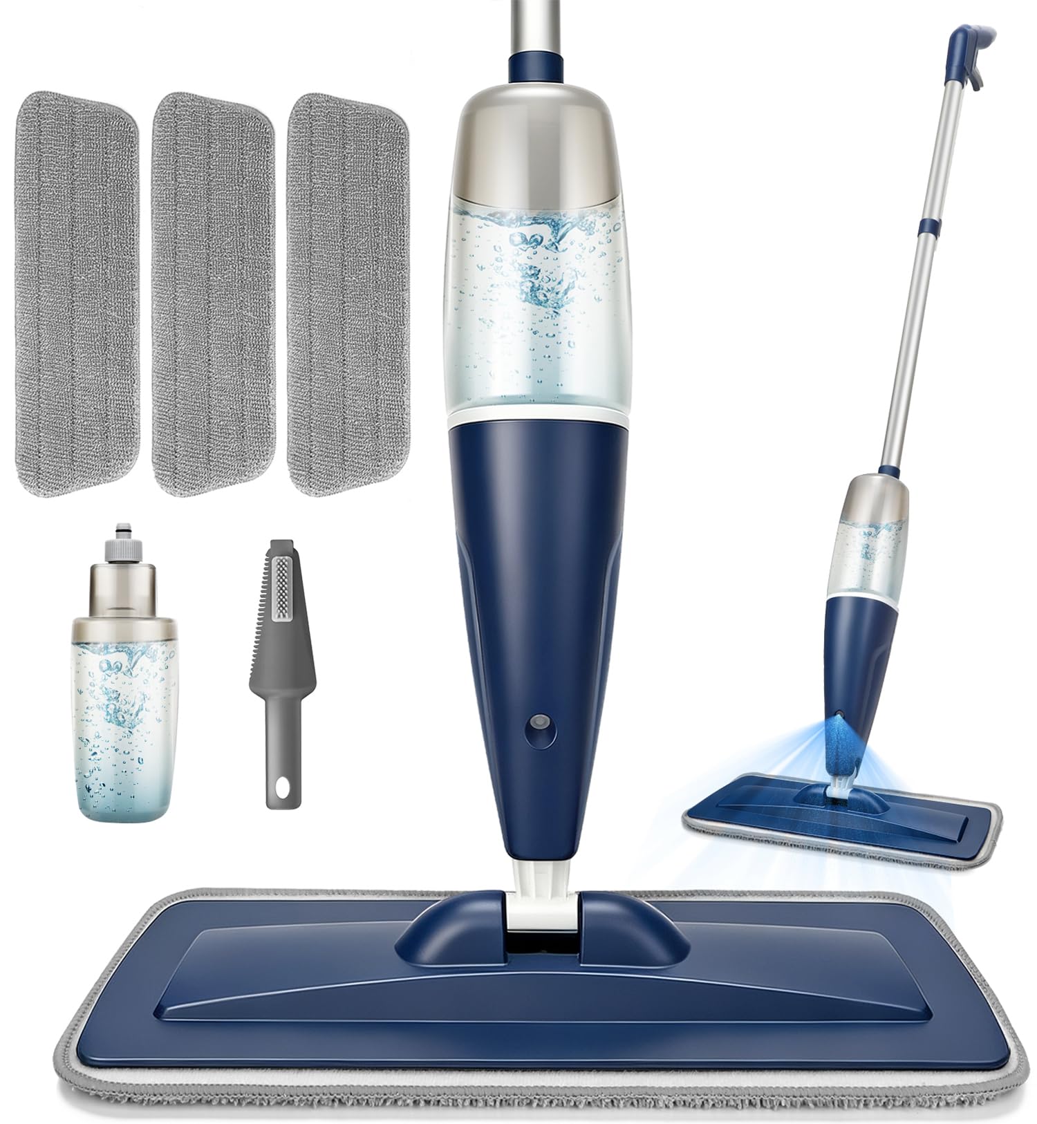 Microfiber Spray Mop for Hardwood Tile Floors Dust Cleaning