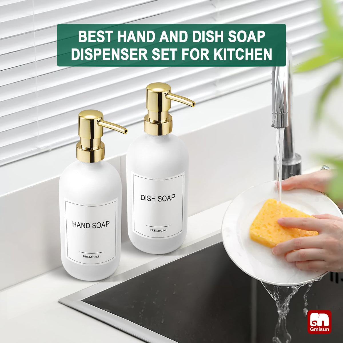 White Soap Dispenser (2 Count)