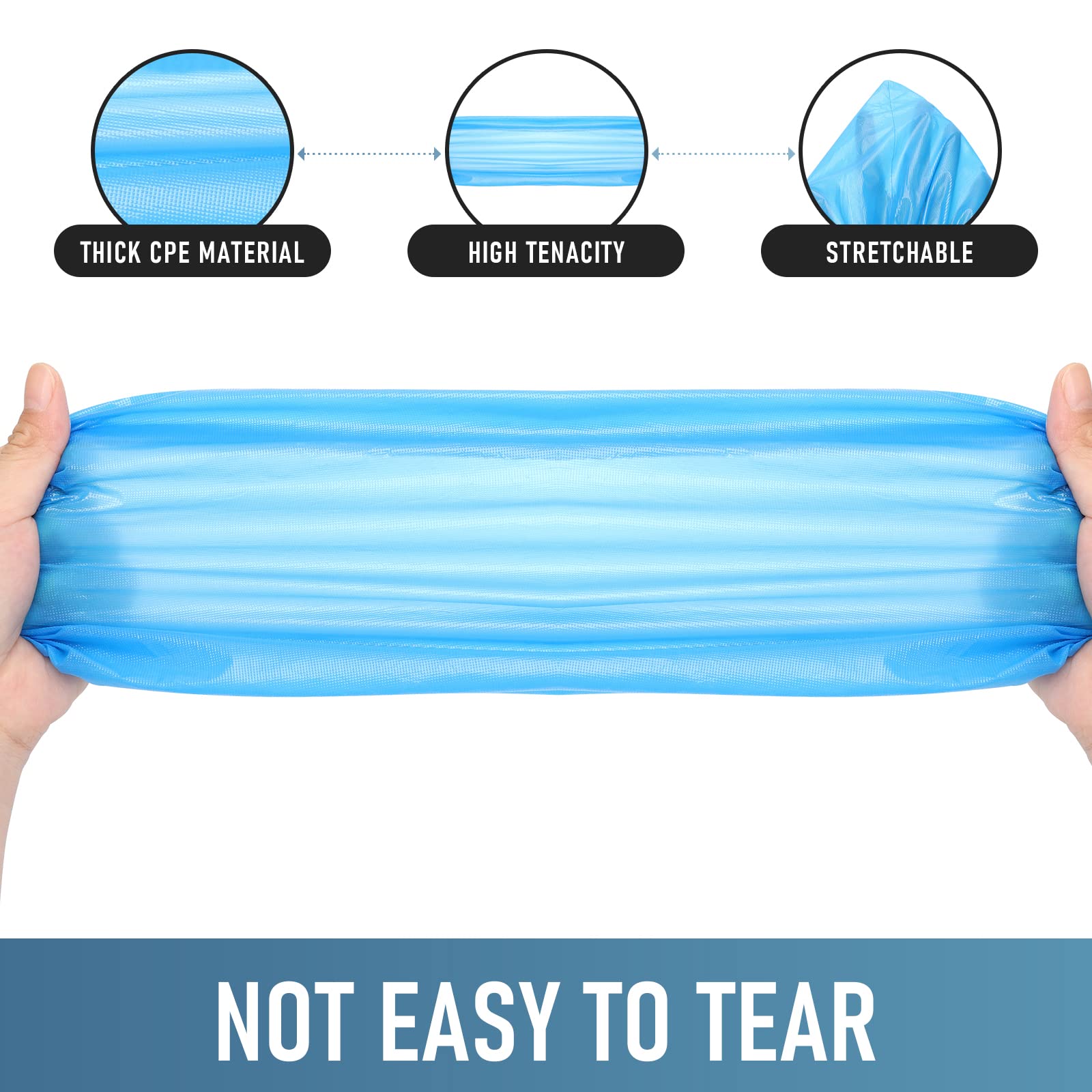 Shoe Covers Disposable Non Slip for Indoors Pack of 200 (200 Count)