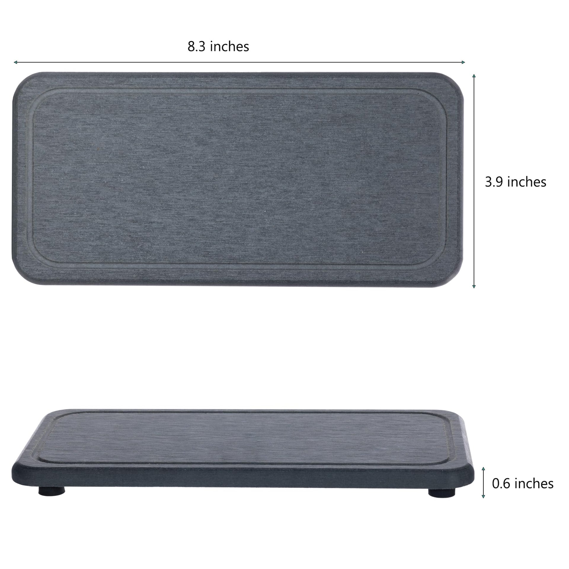 2 Pcs Sink Stone Soap Trays (2 Count)