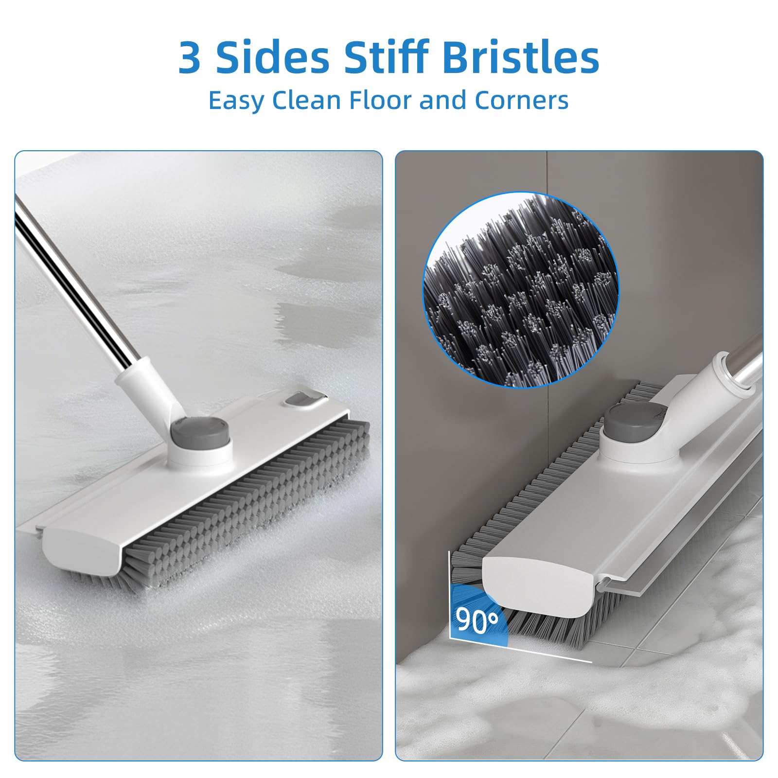 Floor Scrub Brush with Long Handle