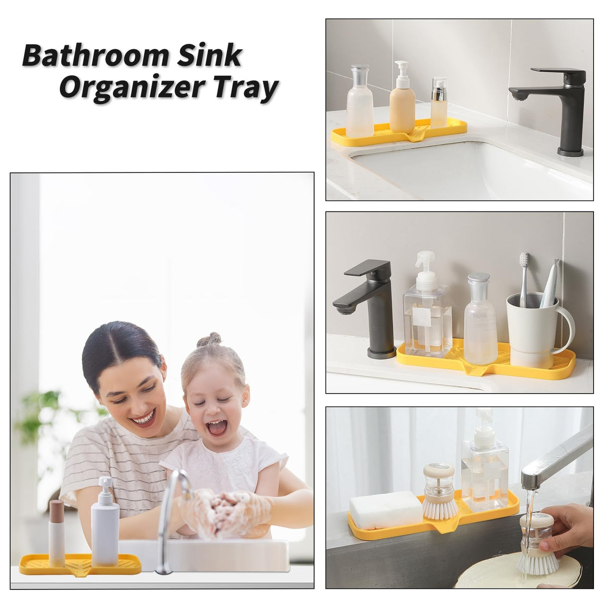 Silicone Soap Dish with Drain Spout