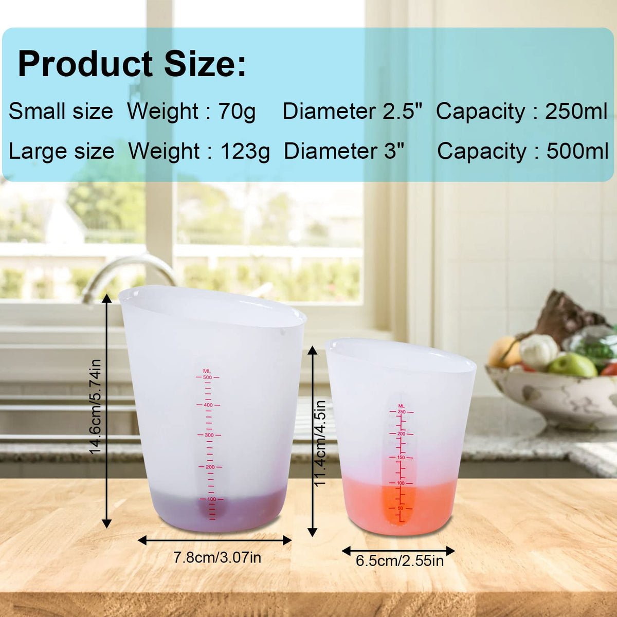 Silicone Measuring Cups