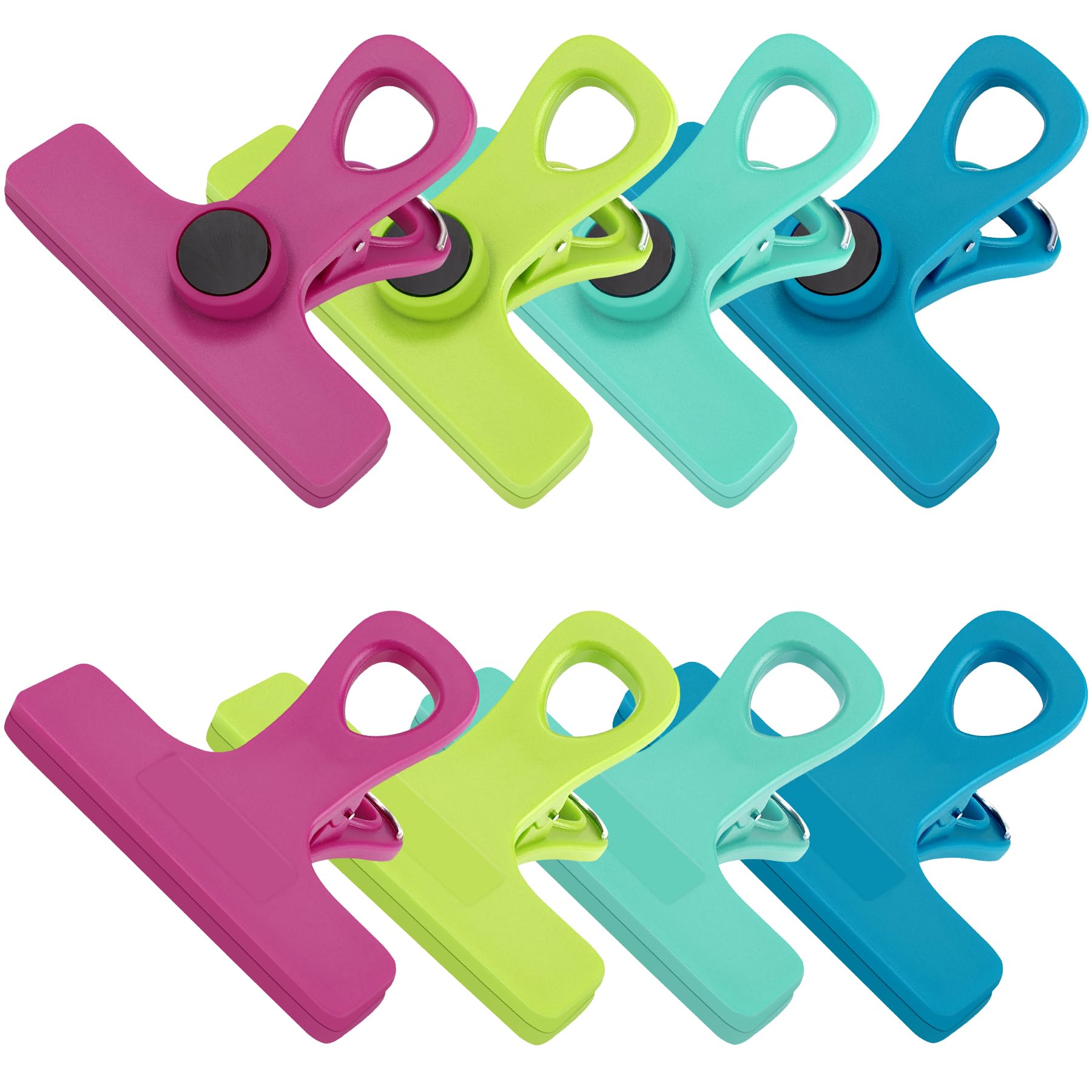Chip Clips Magnetic Bag Clips with Air Tight Seal for Food Storage (8 Count)
