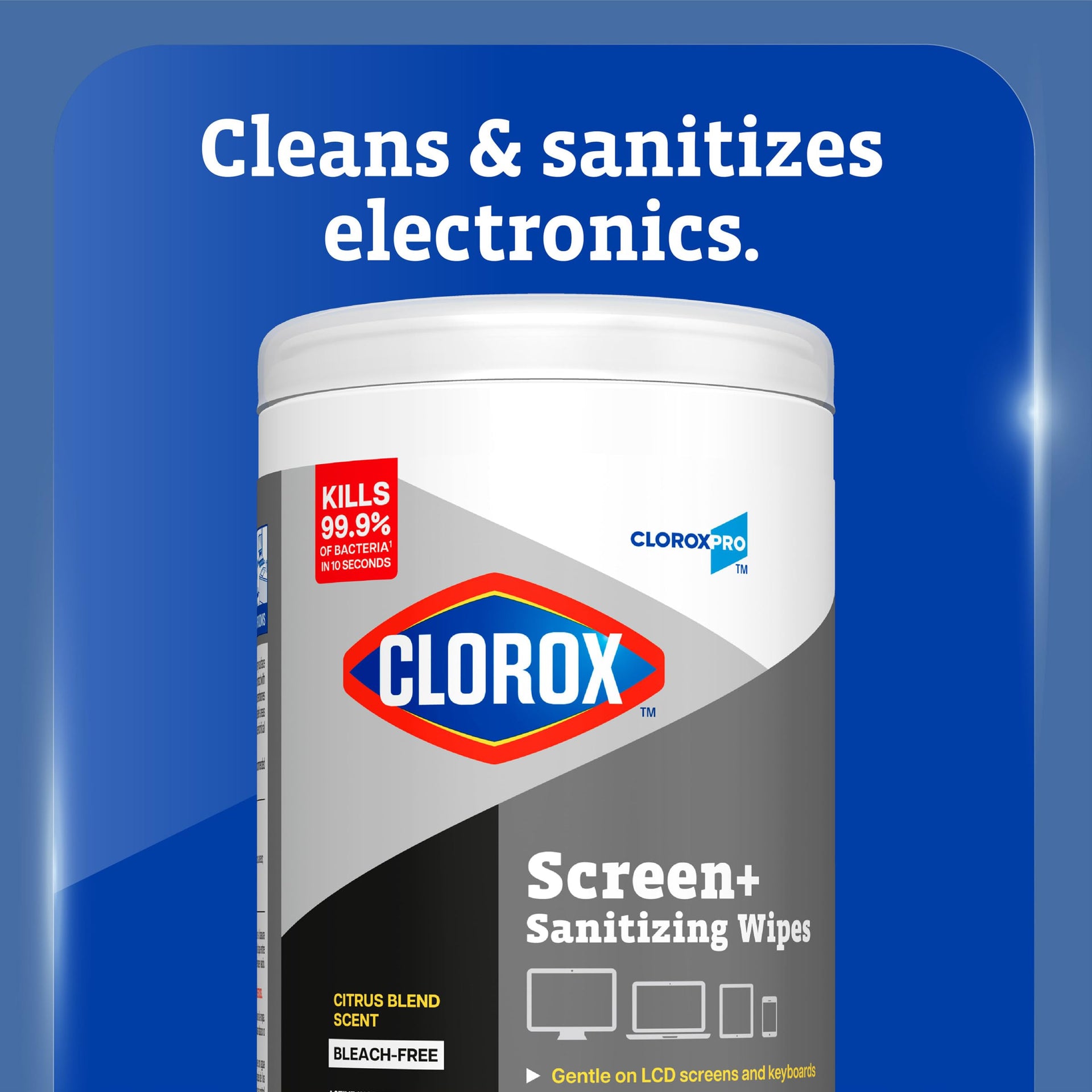 Clorox Screen+ Sanitizing Wipes (75 Count)