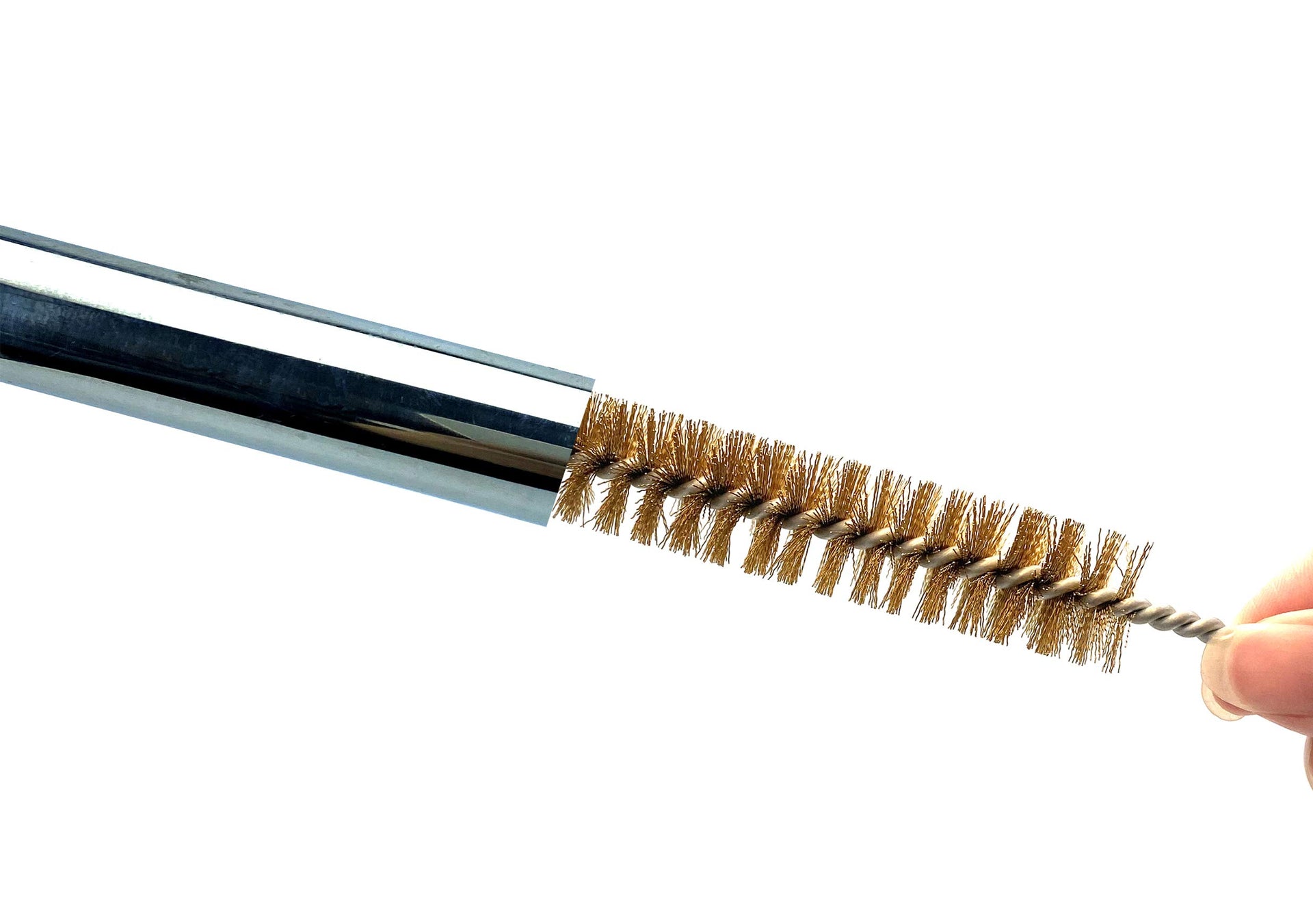 Pipe Cleaning Brush Set with Brass Bristles