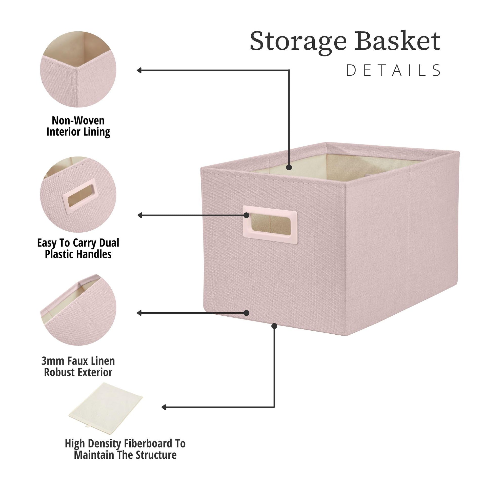 Storage Bins for Shelves (3 Count)