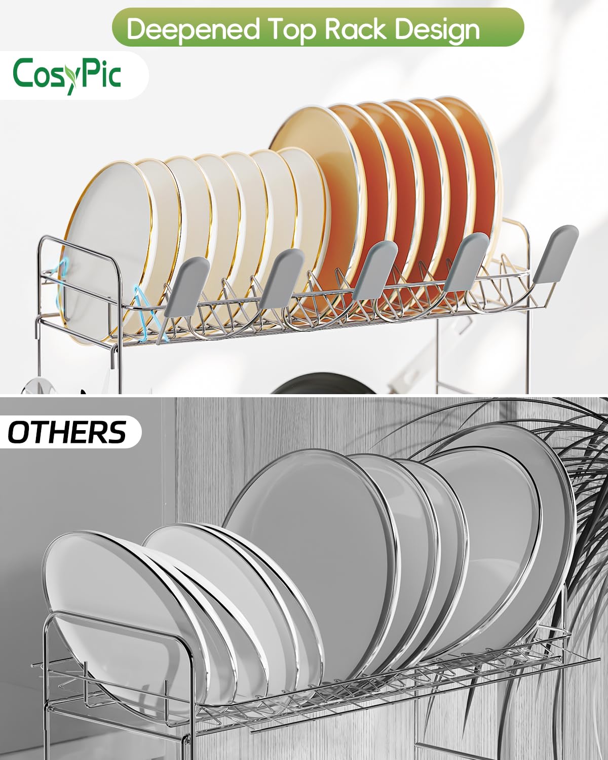 2 Tier Dish Drying Rack