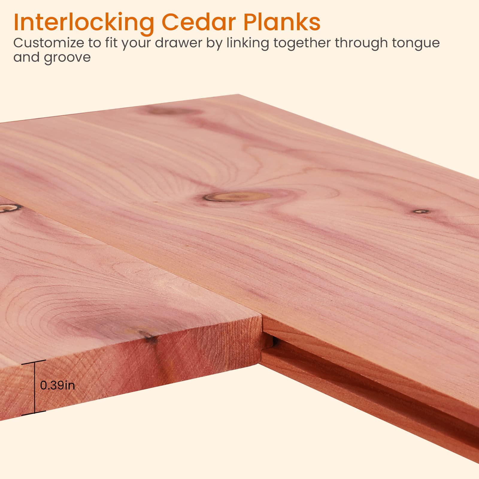 Cedar Closet Liner Planks (2.53 Sq Ft)