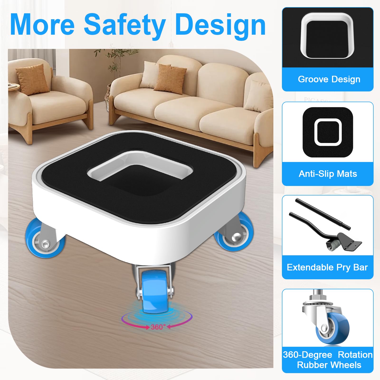 New Upgrade Furniture Sliders (4 Count)