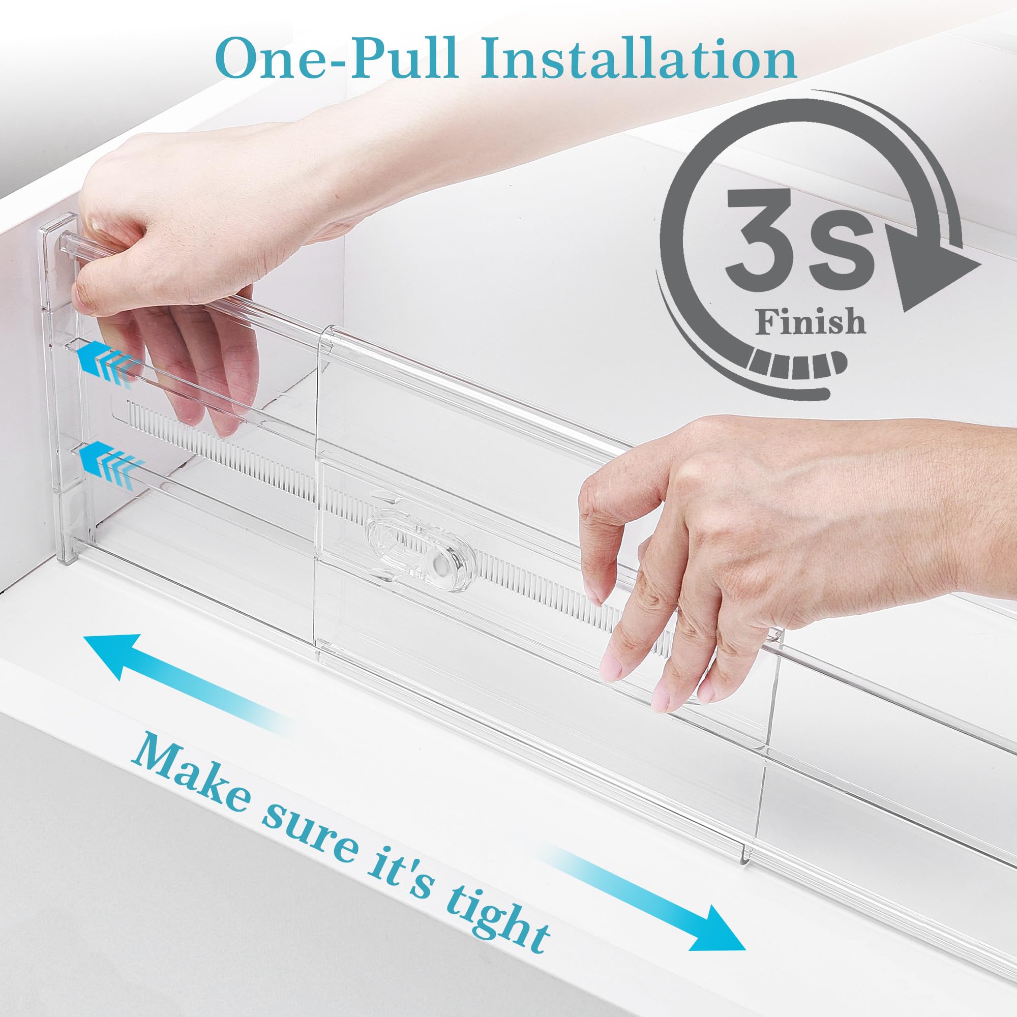6" Tall Upgrade Drawer Dividers (8 Count)