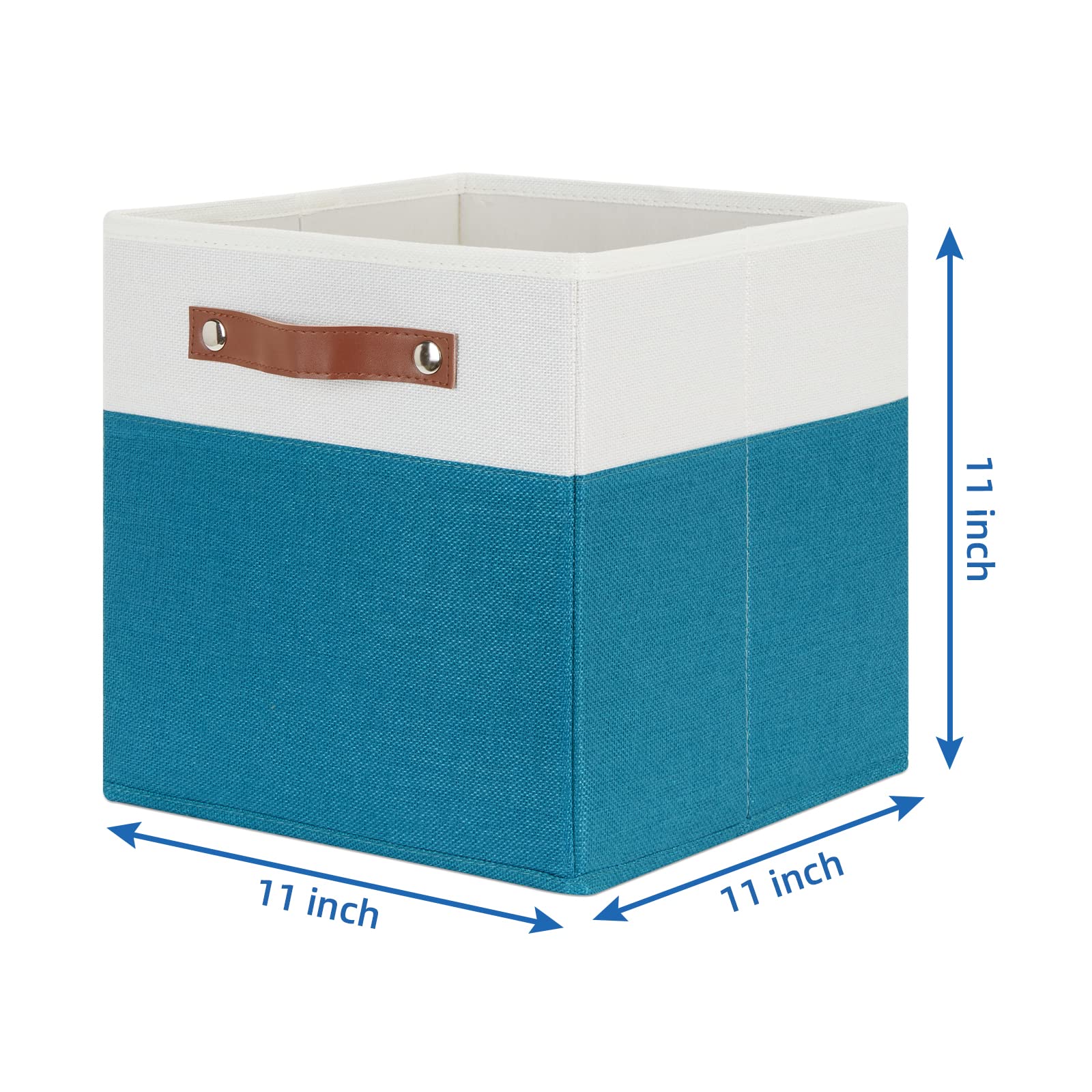 Storage Cube Bins 11 Cube Storage Bins Storage Baskets for Closet (4 Count)
