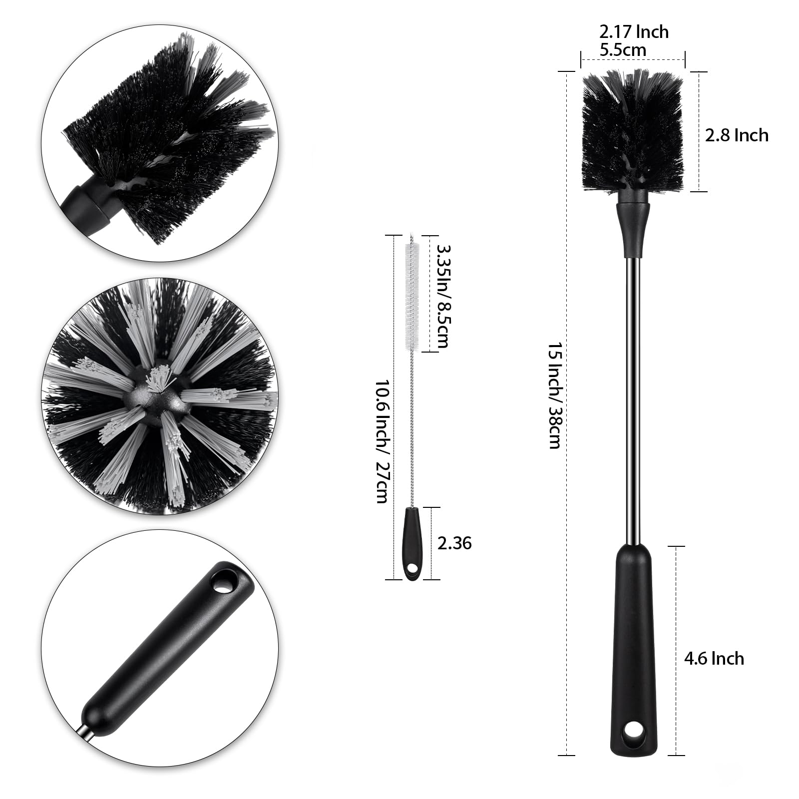 Water Bottle Brush with Straw Cleaner - ModHome Supplies