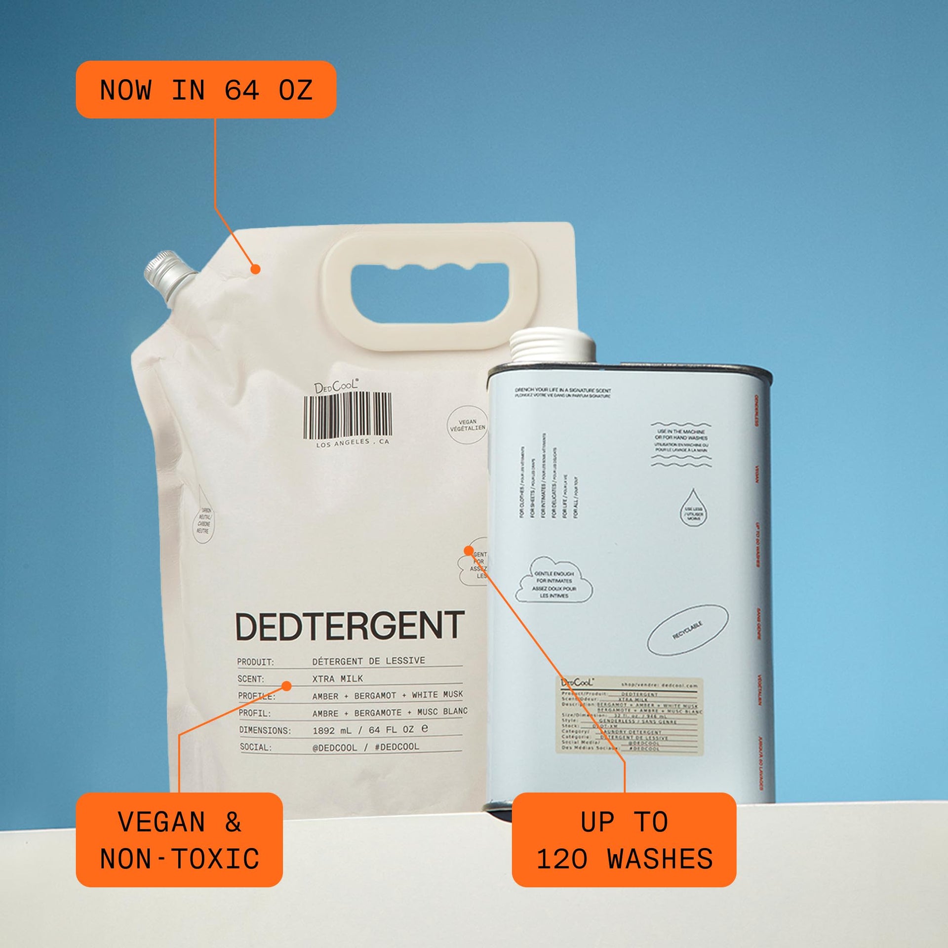 Liquid Laundry Detergent (64 Fl Oz) - ModHome Supplies