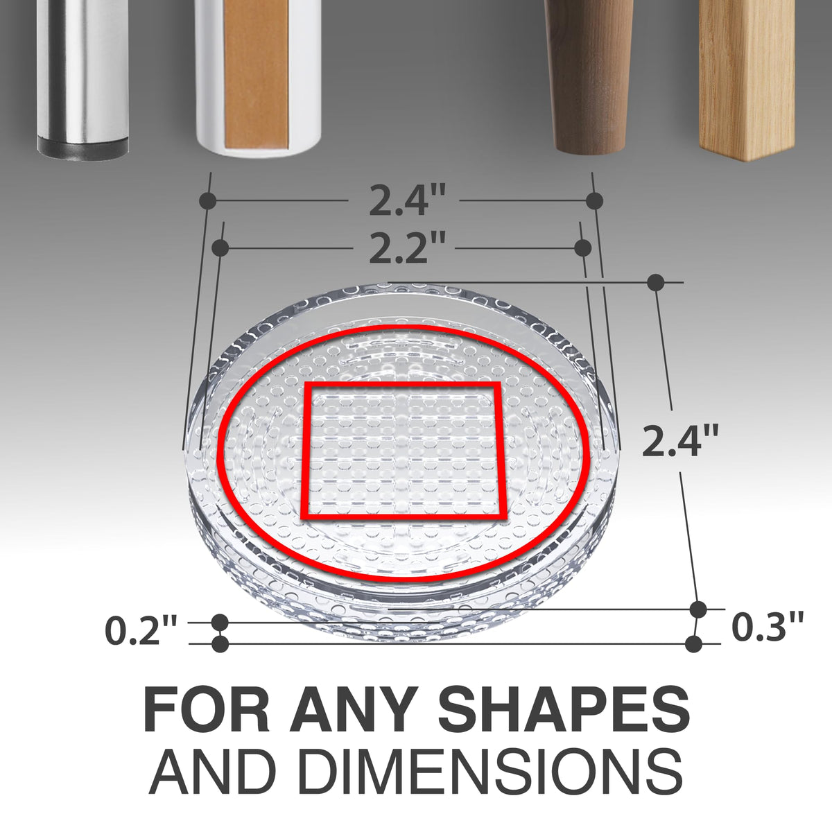 Furniture Cups (4 Count)