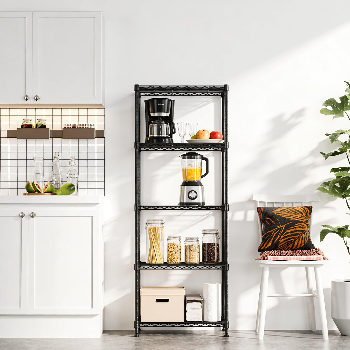 5 Tier Wire Shelving Unit