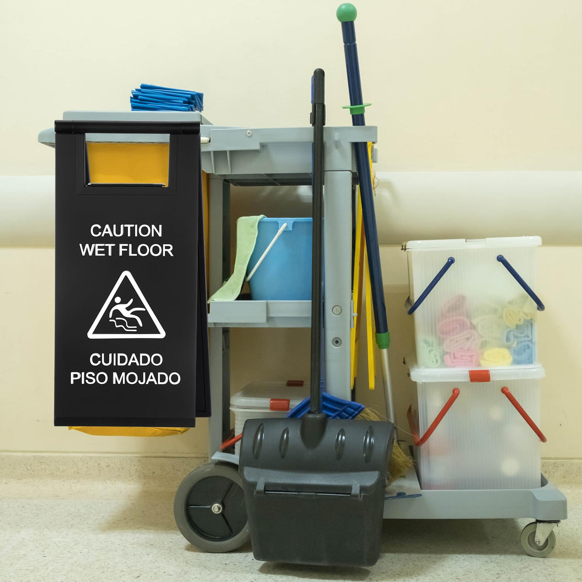 2 Pcs Wet Floor Sign (2 Count)