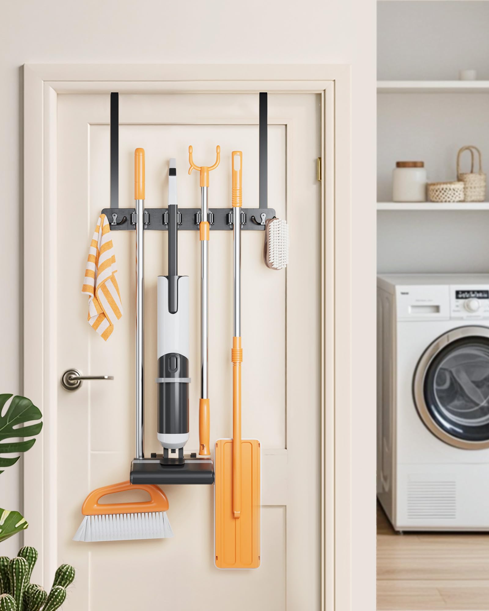 Mop and Broom Holder Wall Mount