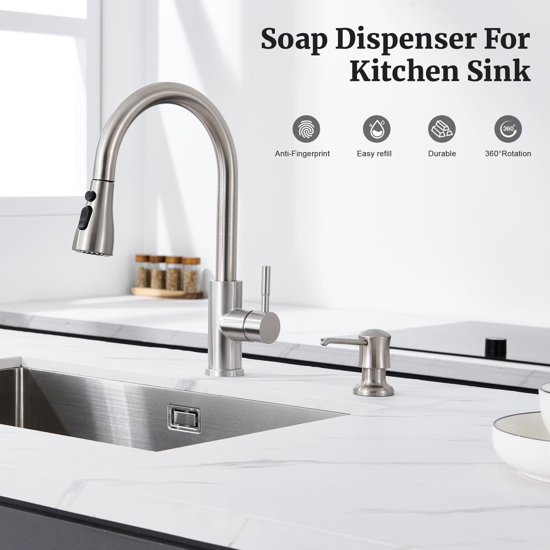 Soap Dispenser for Kitchen Sink