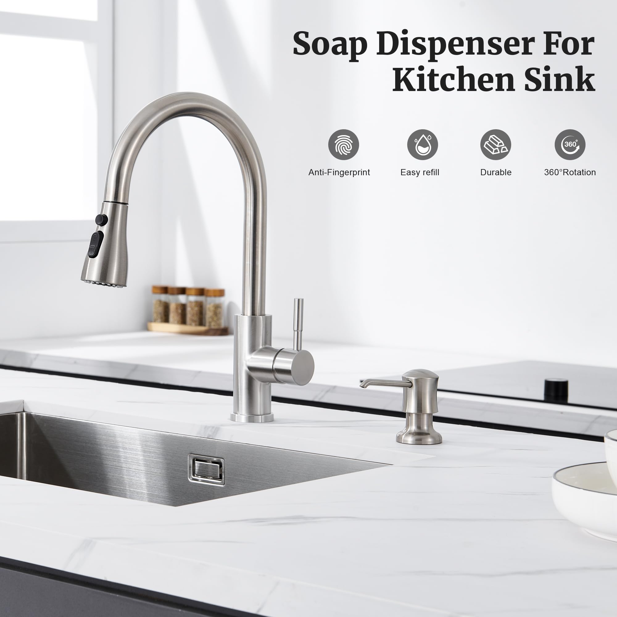 Soap Dispenser for Kitchen Sink