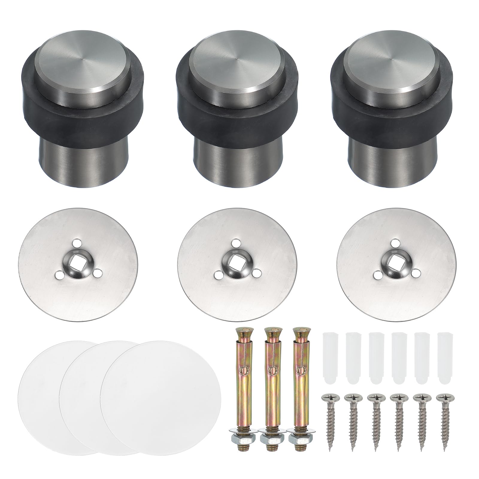 3Set Round Door Stoppers