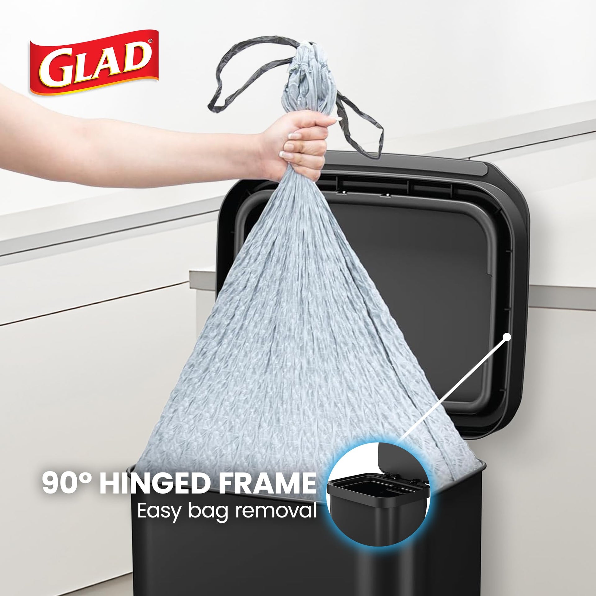 All Stainless Steel Trash Can