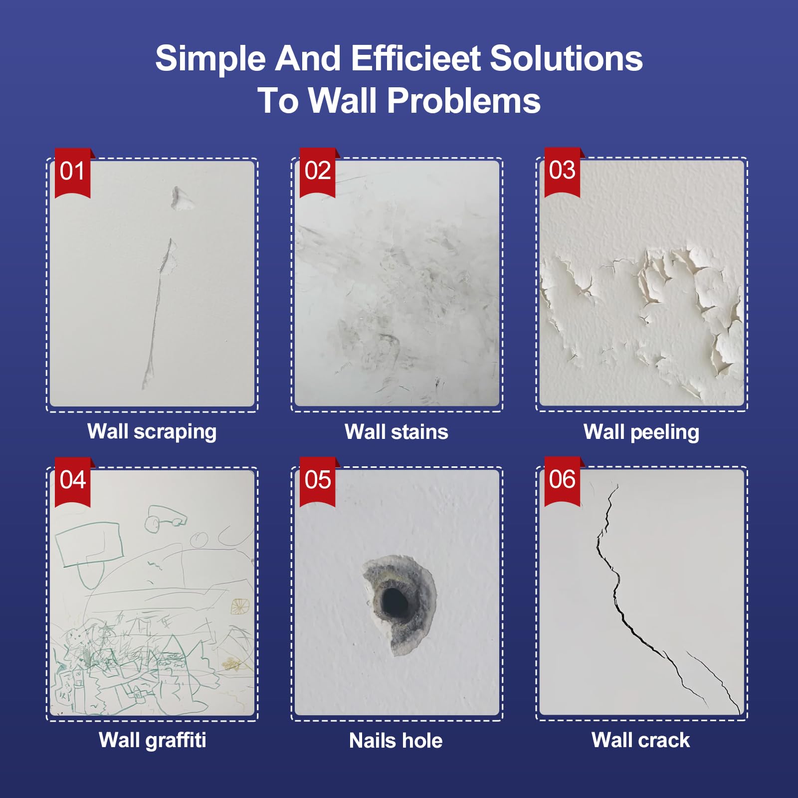 8.6Oz Drywall Patch Repair Kit