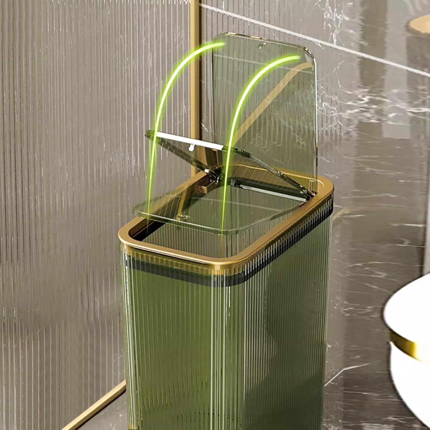 Bathroom Trash Cans with Lids