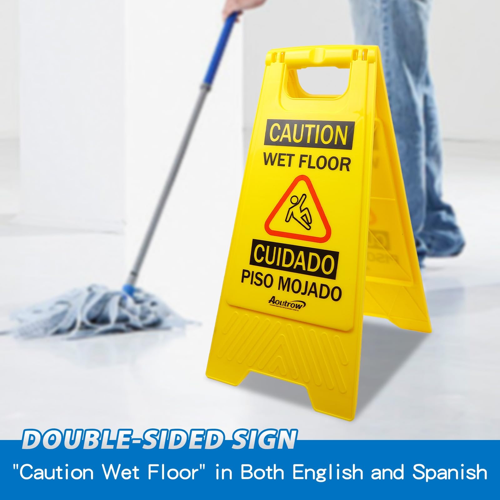 Caution Wet Floor Sign (2 Count)