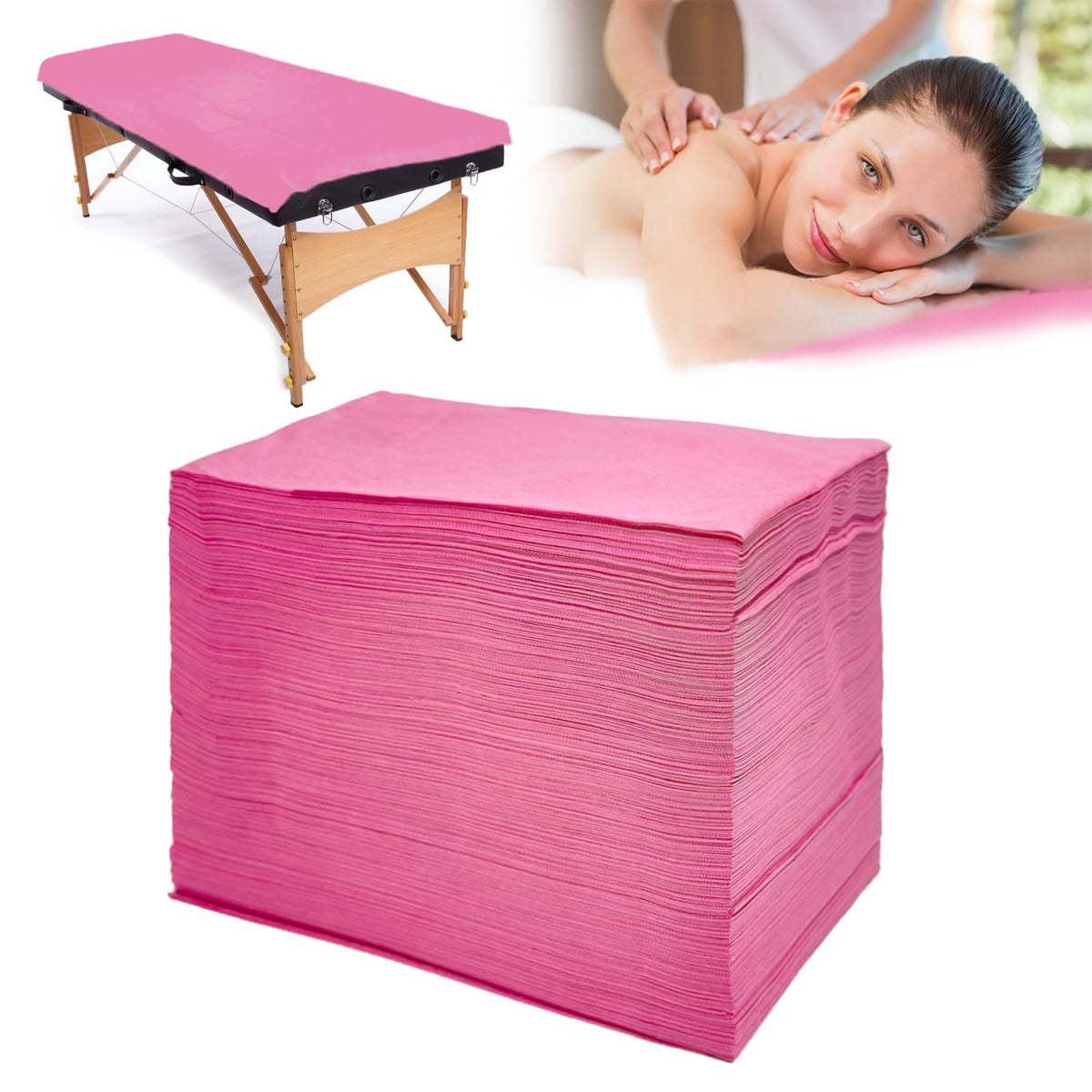 100Pcs Disposable Massage Table Sheets 31" x 71" Non