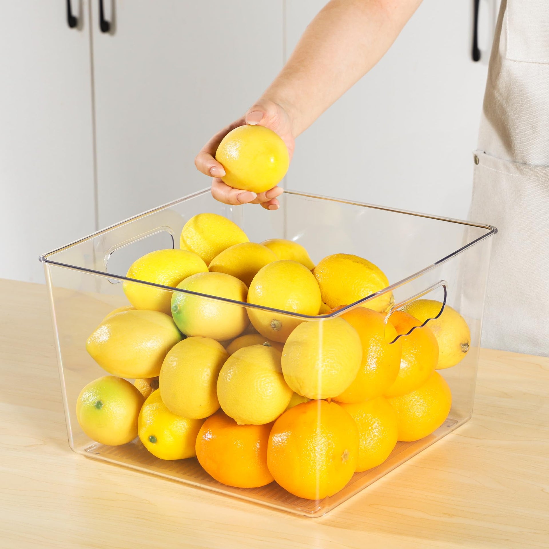 4 Pack Extra Large Clear Storage Bins (4 Count)